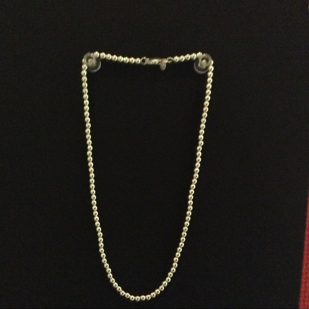 Sterling Silver Beads Necklace